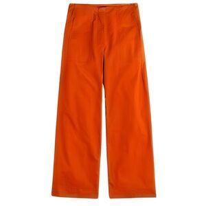 J. CREW Ankle Straight Leg Flat Front Stretch Chino in Cinnamon — 10